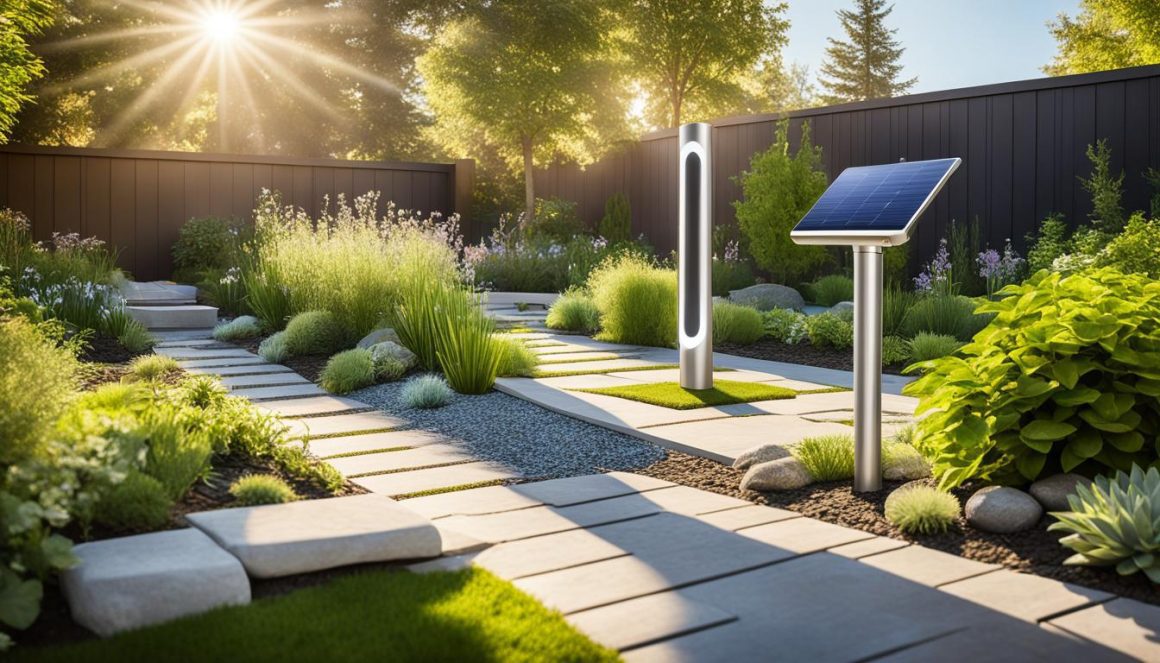 Solar-Powered Smart Devices, Eco-Friendly Yard